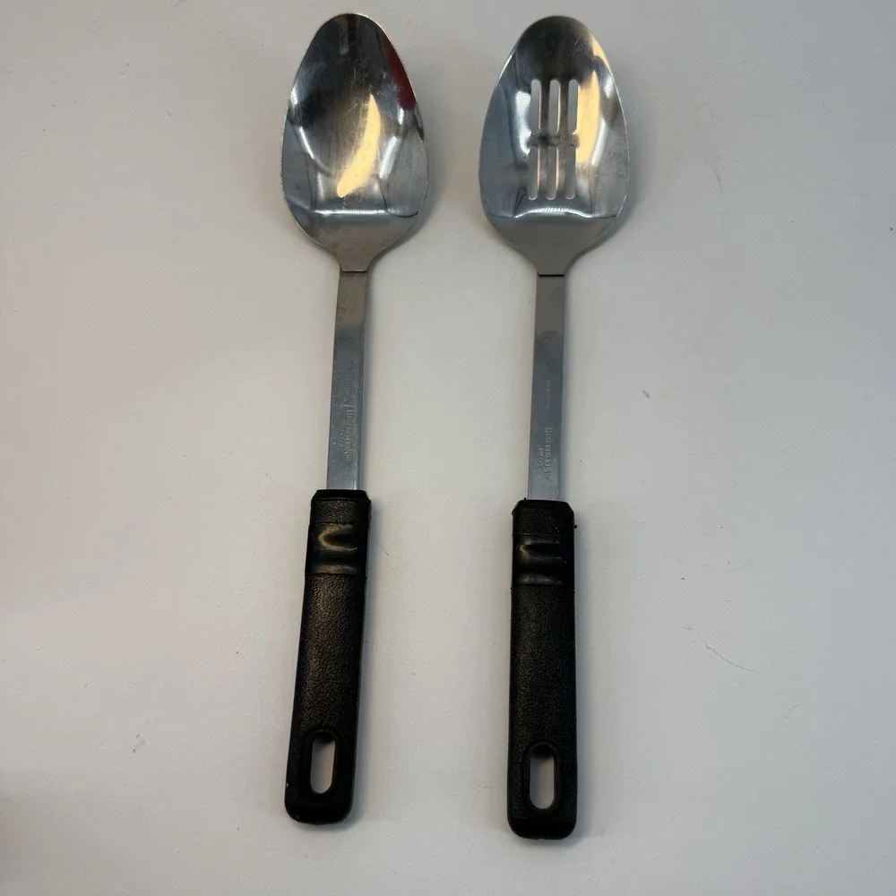 Lot of 2 Best Results by EKCO‎ Kitchen Utensils Slotted Spoon Spoon VTG